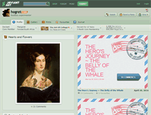 Tablet Screenshot of hogret.deviantart.com