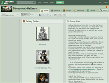 Tablet Screenshot of disney-mad-hatters.deviantart.com