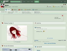 Tablet Screenshot of jayse-.deviantart.com