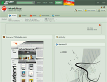 Tablet Screenshot of hehedohboy.deviantart.com