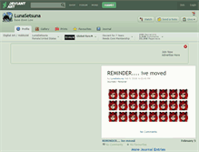 Tablet Screenshot of lunasetsuna.deviantart.com