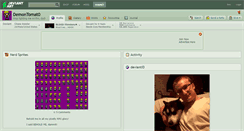 Desktop Screenshot of demontomat0.deviantart.com