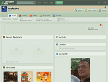 Tablet Screenshot of imakez4u.deviantart.com