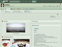 Tablet Screenshot of kreekra.deviantart.com