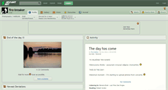 Desktop Screenshot of fire-breaker.deviantart.com