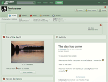 Tablet Screenshot of fire-breaker.deviantart.com