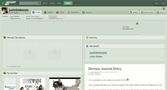 Desktop Screenshot of justinbieberplz.deviantart.com