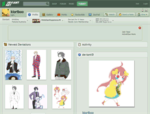 Tablet Screenshot of kioriboo.deviantart.com