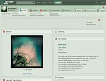 Tablet Screenshot of jentrani.deviantart.com