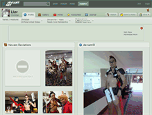 Tablet Screenshot of liuv.deviantart.com