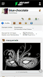 Mobile Screenshot of blue-chocolate.deviantart.com