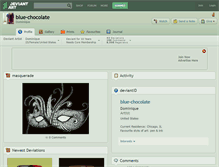 Tablet Screenshot of blue-chocolate.deviantart.com