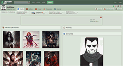 Desktop Screenshot of hollllow.deviantart.com