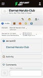 Mobile Screenshot of eternal-naruto-club.deviantart.com