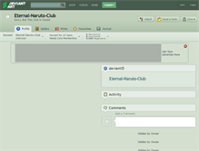 Tablet Screenshot of eternal-naruto-club.deviantart.com