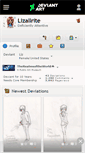 Mobile Screenshot of lizallrite.deviantart.com