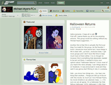 Tablet Screenshot of michael-myers-fc.deviantart.com