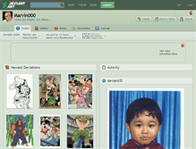 Tablet Screenshot of marvin000.deviantart.com