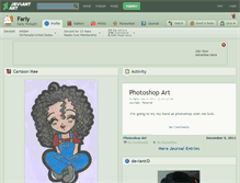 Tablet Screenshot of farly.deviantart.com