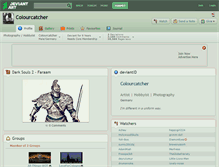 Tablet Screenshot of colourcatcher.deviantart.com