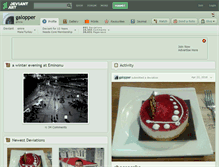 Tablet Screenshot of galopper.deviantart.com