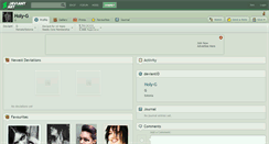 Desktop Screenshot of holy-g.deviantart.com