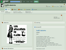 Tablet Screenshot of ilargi-abalorios.deviantart.com