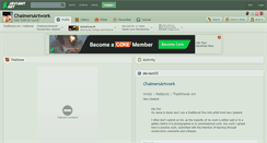 Desktop Screenshot of chalmersartwork.deviantart.com