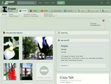 Tablet Screenshot of emjaie.deviantart.com