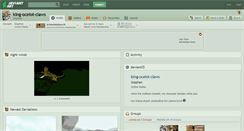 Desktop Screenshot of king-ocelot-claws.deviantart.com