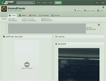 Tablet Screenshot of emoandfriends.deviantart.com
