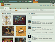 Tablet Screenshot of heyday93.deviantart.com