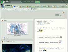 Tablet Screenshot of eliiinceto.deviantart.com