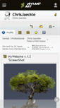 Mobile Screenshot of chrisjaeckle.deviantart.com