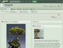 Tablet Screenshot of chrisjaeckle.deviantart.com