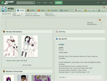 Tablet Screenshot of erdys.deviantart.com