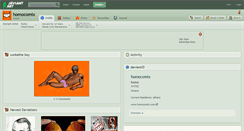 Desktop Screenshot of homocomix.deviantart.com