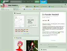 Tablet Screenshot of amy-season.deviantart.com