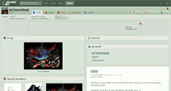 Desktop Screenshot of botimusprime.deviantart.com