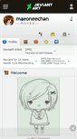 Mobile Screenshot of maeoneechan.deviantart.com