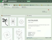 Tablet Screenshot of grasan.deviantart.com