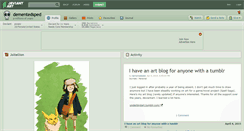 Desktop Screenshot of dementedsped.deviantart.com