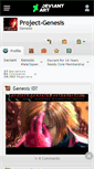 Mobile Screenshot of project-genesis.deviantart.com