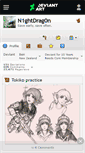 Mobile Screenshot of n1ghtdrag0n.deviantart.com