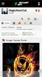Mobile Screenshot of magicmooncat.deviantart.com