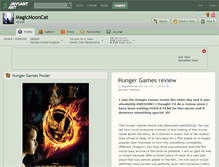 Tablet Screenshot of magicmooncat.deviantart.com