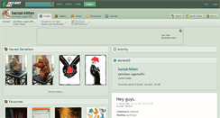 Desktop Screenshot of banzai-kitten.deviantart.com