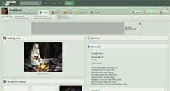 Desktop Screenshot of muddness.deviantart.com