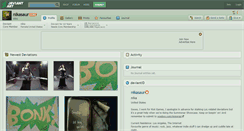 Desktop Screenshot of nikasaur.deviantart.com
