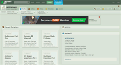 Desktop Screenshot of animenace.deviantart.com